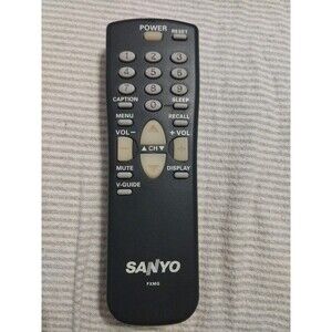 OEM Sanyo FXMG TV Remote Control - Tested